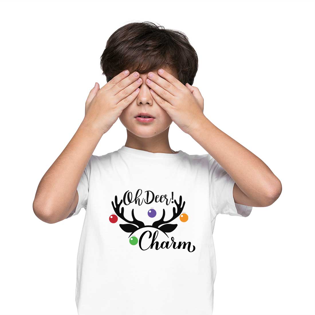 Charm Deer Kids T-Shirt - Soft, Stylish, and Playful! (D90)
