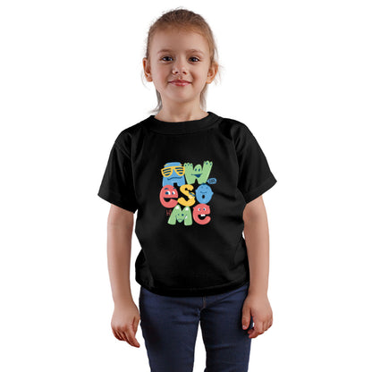 Awesome Kids T-Shirt - Super Combed Bio-Wash Cotton for Everyday Comfort (D137)