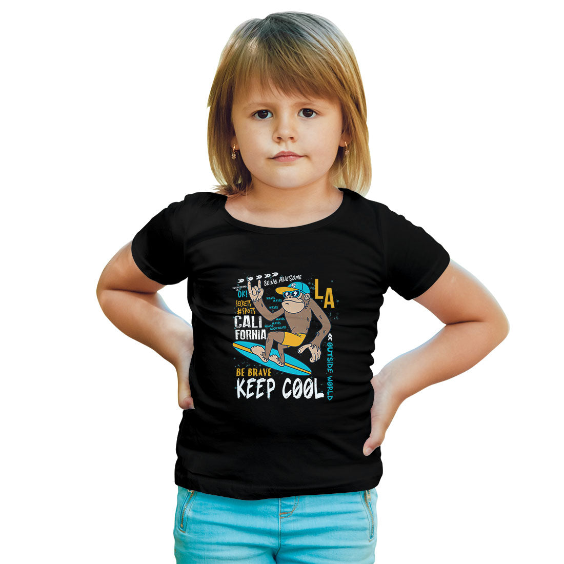 Keep Cool Kids T-Shirt - Ultra Soft Super Combed Cotton for All-Day Comfort (D150)