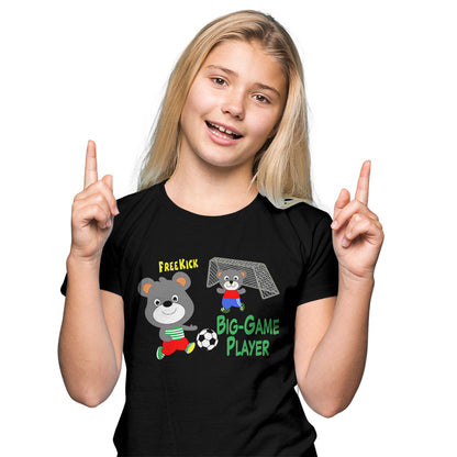 Big Game Player Kids T-Shirt - Soft Cotton for Active Champs (D49)