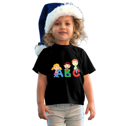 ABC Kids T-Shirt - Playful Learning in Soft Bio-Wash Cotton (D71)