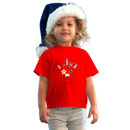 Magical Party Print Kids' Cotton T-Shirt - Comfy, Fun & Stylish! (D102)