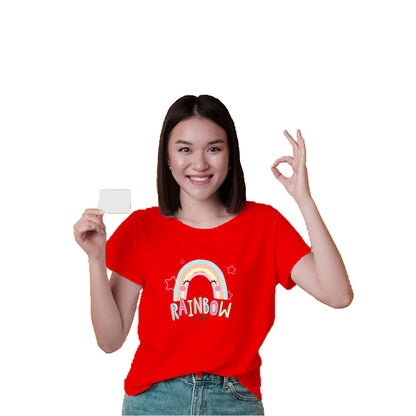 Rainbow Be Happy Kids T-Shirt - Comfy, Colorful & Fun! (D104)