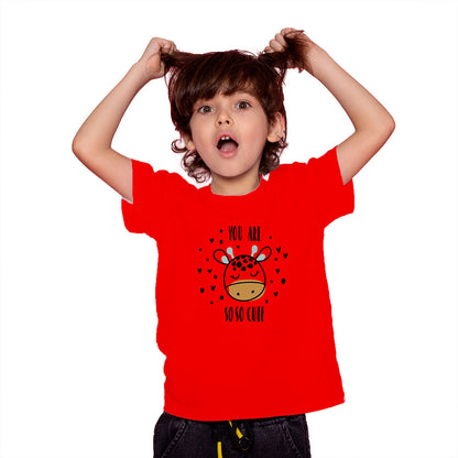So So So Cute Kids T-Shirt - Soft Cotton for Adorable Moments (D109)