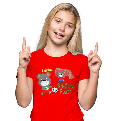 Big Game Player Kids T-Shirt - Soft Cotton for Active Champs (D49)