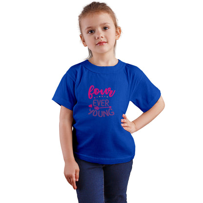 4th Birthday Kids T-Shirt - Soft Cotton, Fun & Comfy (D118)