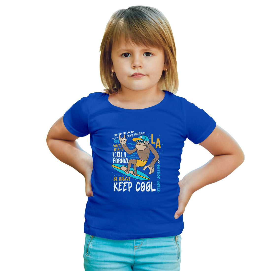 Keep Cool Kids T-Shirt - Ultra Soft Super Combed Cotton for All-Day Comfort (D150)