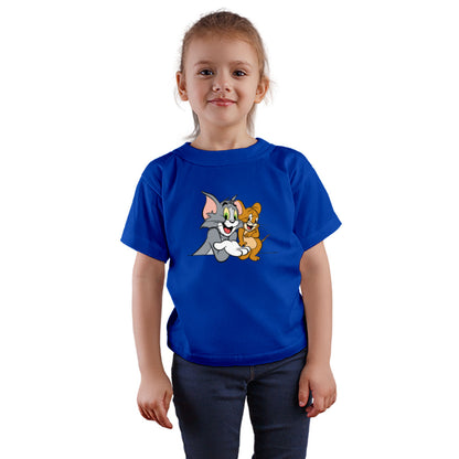 Tom and Jerry Kids T-Shirt - Super Combed Cotton for Playful Comfort (D18)