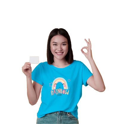 Rainbow Be Happy Kids T-Shirt - Comfy, Colorful & Fun! (D104)