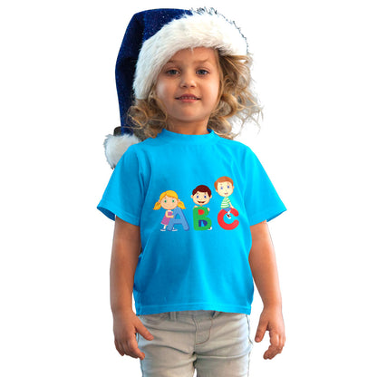 ABC Kids T-Shirt - Playful Learning in Soft Bio-Wash Cotton (D71)