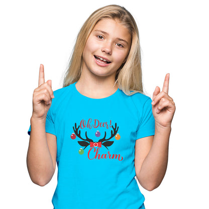 Charm Deer Kids T-Shirt - Soft, Stylish, and Playful! (D90)