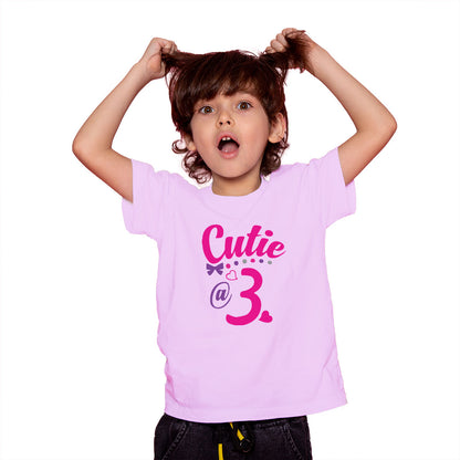 3rd Birthday Kids T-Shirt - Soft Cotton, Fun & Comfy (D117)