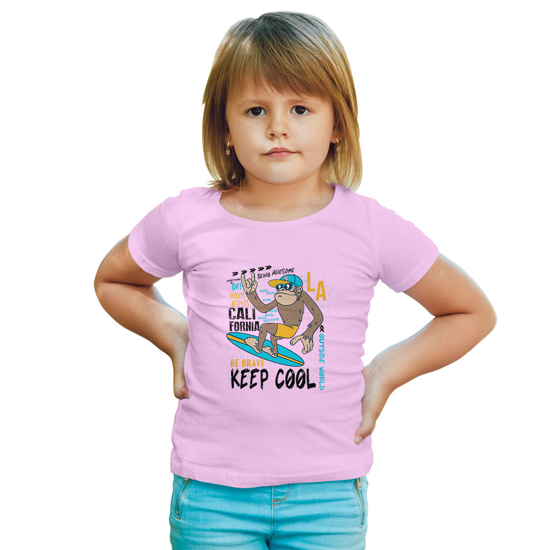 Keep Cool Kids T-Shirt - Ultra Soft Super Combed Cotton for All-Day Comfort (D150)