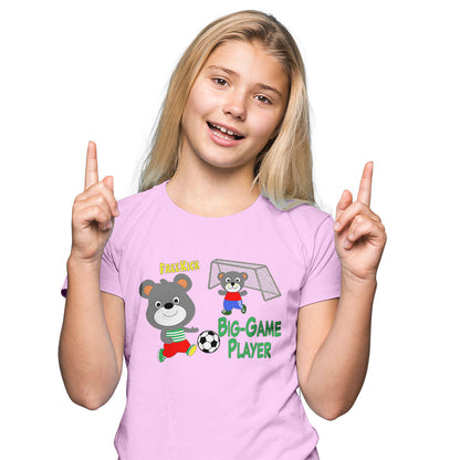 Big Game Player Kids T-Shirt - Soft Cotton for Active Champs (D49)