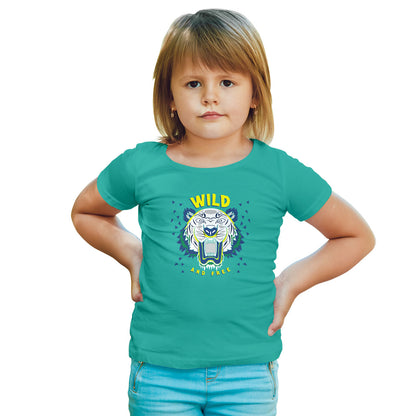 Wild and Free Kids T-Shirt - Soft Cotton Comfort for Little Explorers (D43)
