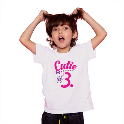 3rd Birthday Kids T-Shirt - Soft Cotton, Fun & Comfy (D117)