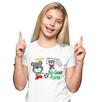 Big Game Player Kids T-Shirt - Soft Cotton for Active Champs (D49)