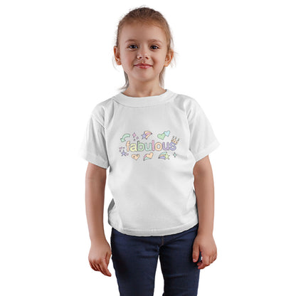 Fun & Fabulous Kids' Printed T-Shirt - Super Combed Bio-Wash Cotton! (D92)