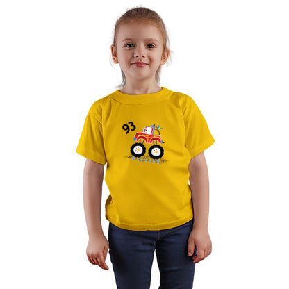 Big Foot Monster Truck Kids T-Shirt - Super Combed Bio-Wash Cotton (D145)