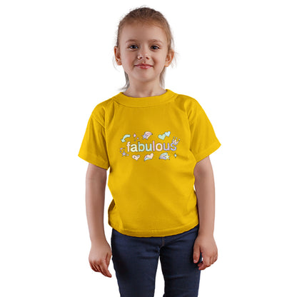 Fun & Fabulous Kids' Printed T-Shirt - Super Combed Bio-Wash Cotton! (D92)