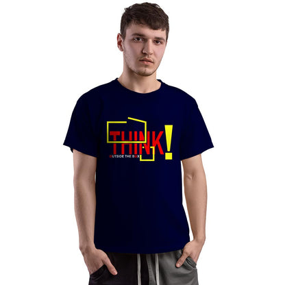 Think Outside The Box Printed Unisex Graphics T-shirt for Men and Women - Right Marc