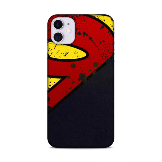 Superman Logo Hard Back Case For Apple iPhone 11