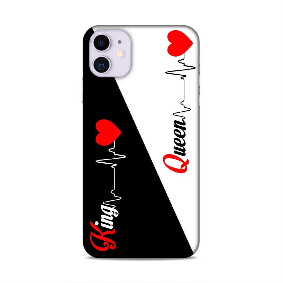 King Queen Love Hard Back Case For Apple iPhone 11