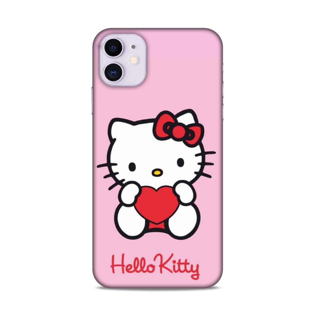 Hello Kitty in Pink Hard Back Case For Apple iPhone 11