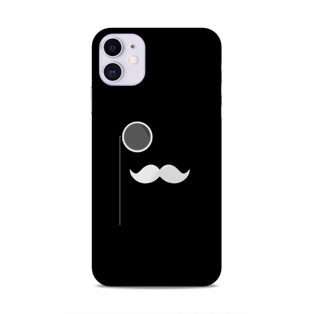 Spect and Mustache Hard Back Case For Apple iPhone 11