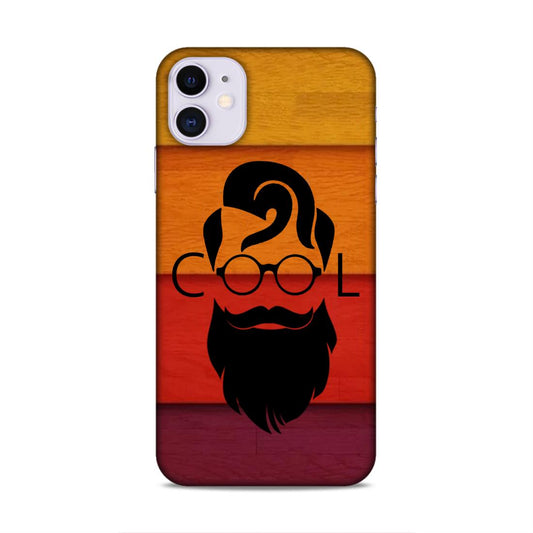 Cool Beard Man Hard Back Case For Apple iPhone 11