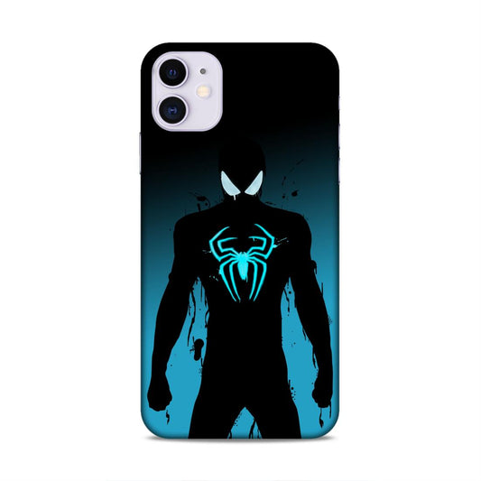 Black Spiderman Hard Back Case For Apple iPhone 11