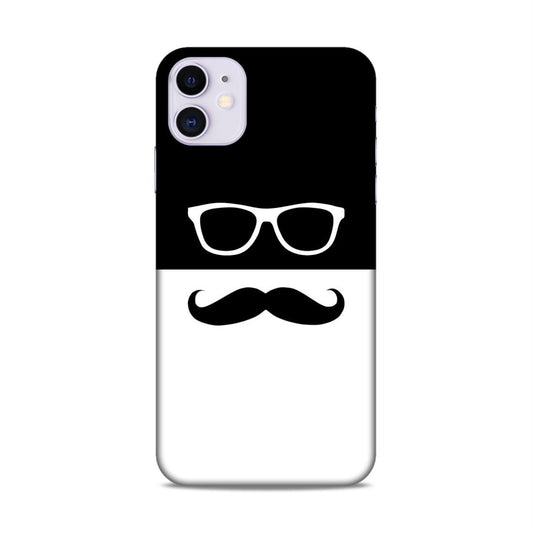 Spect and Mustache Hard Back Case For Apple iPhone 11