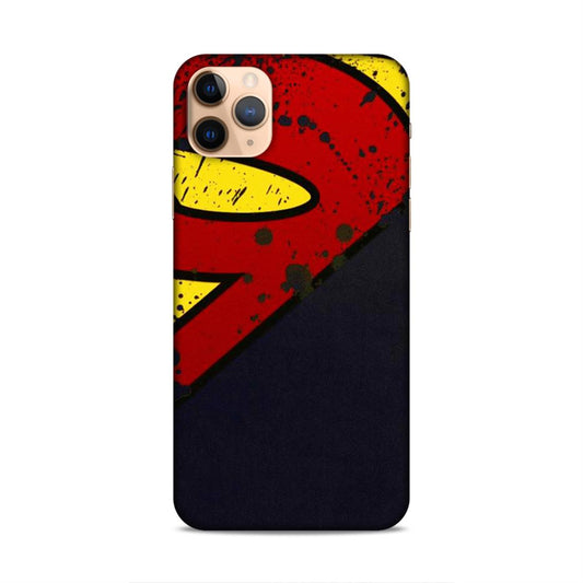 Superman Logo Hard Back Case For Apple iPhone 11 Pro