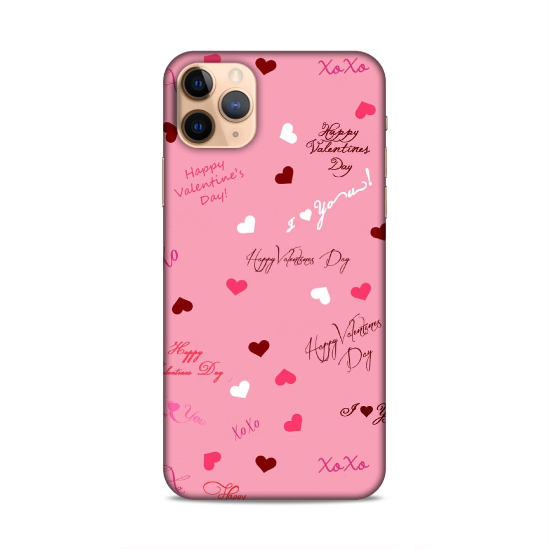 Happy Valentines Day Hard Back Case For Apple iPhone 11 Pro