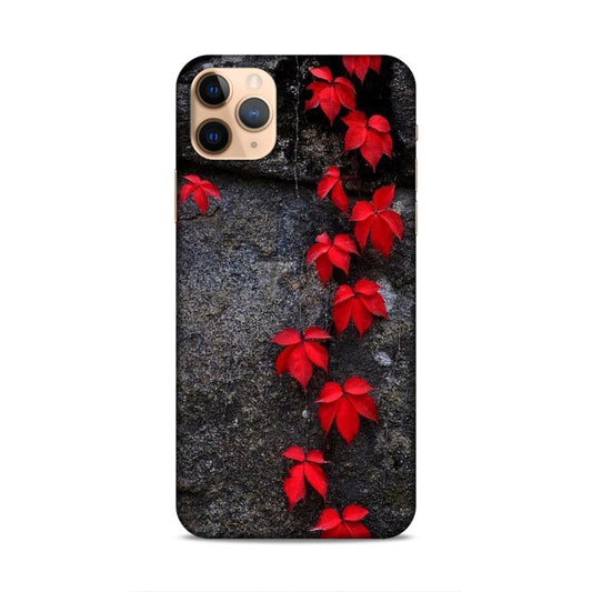 Red Leaf Series Hard Back Case For Apple iPhone 11 Pro