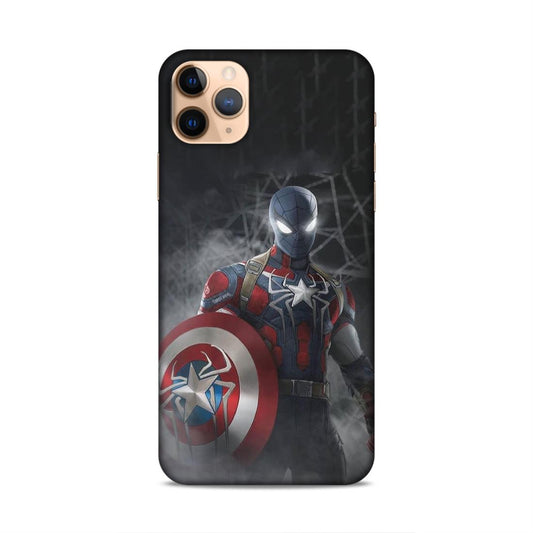 Spiderman With Shild Hard Back Case For Apple iPhone 11 Pro