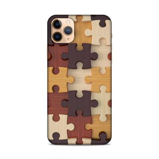 Multi Color Block Puzzle Hard Back Case For Apple iPhone 11 Pro