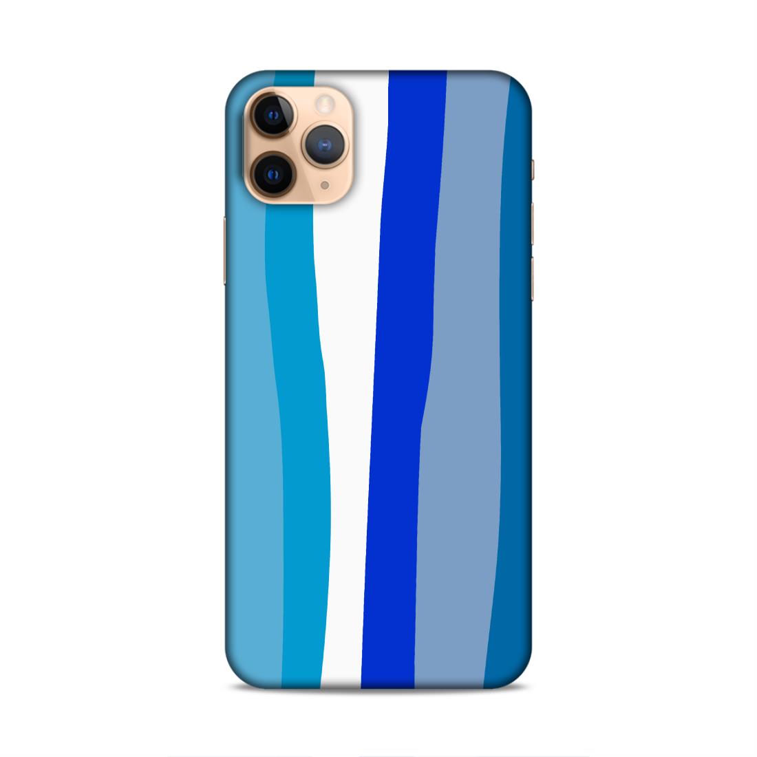 Blue Rainbow Hard Back Case For Apple iPhone 11 Pro