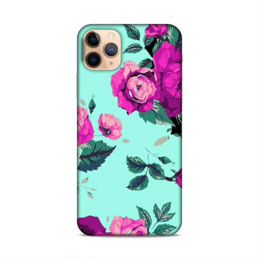 Pink Floral Hard Back Case For Apple iPhone 11 Pro
