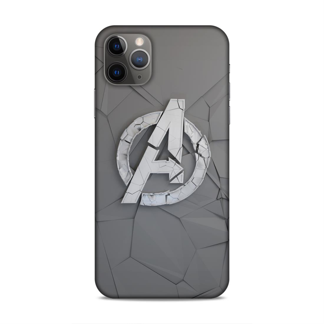 Avengers Symbol Hard Back Case For Apple iPhone 11 Pro Max