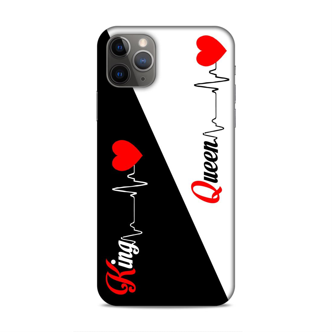 King Queen Love Hard Back Case For Apple iPhone 11 Pro Max