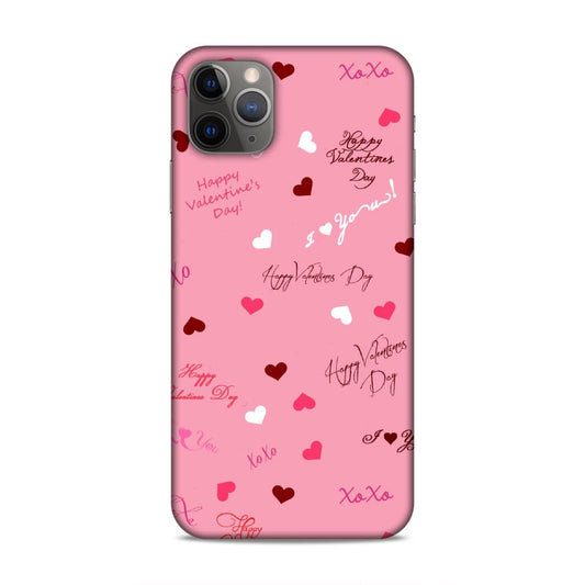 Happy Valentines Day Hard Back Case For Apple iPhone 11 Pro Max