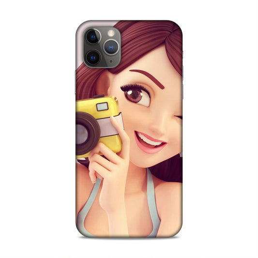 Selfi Click Girl Hard Back Case For Apple iPhone 11 Pro Max