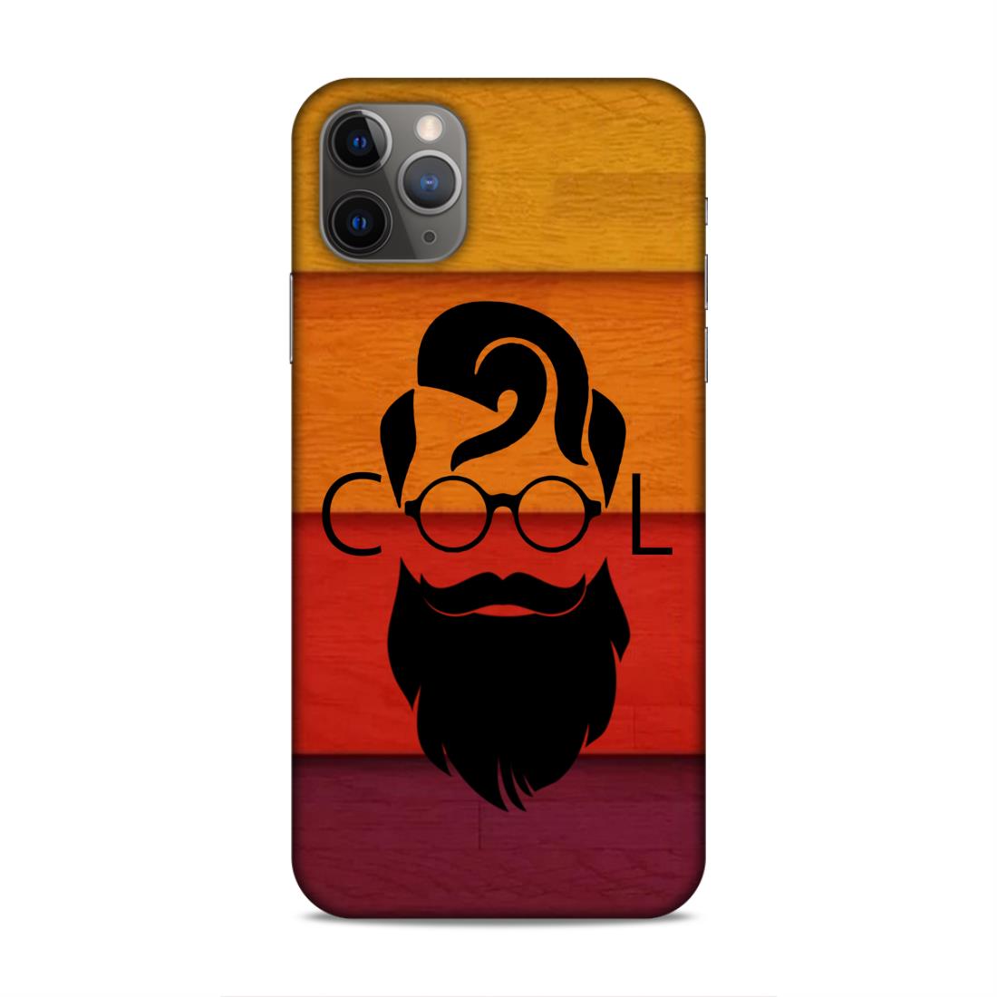 Cool Beard Man Hard Back Case For Apple iPhone 11 Pro Max