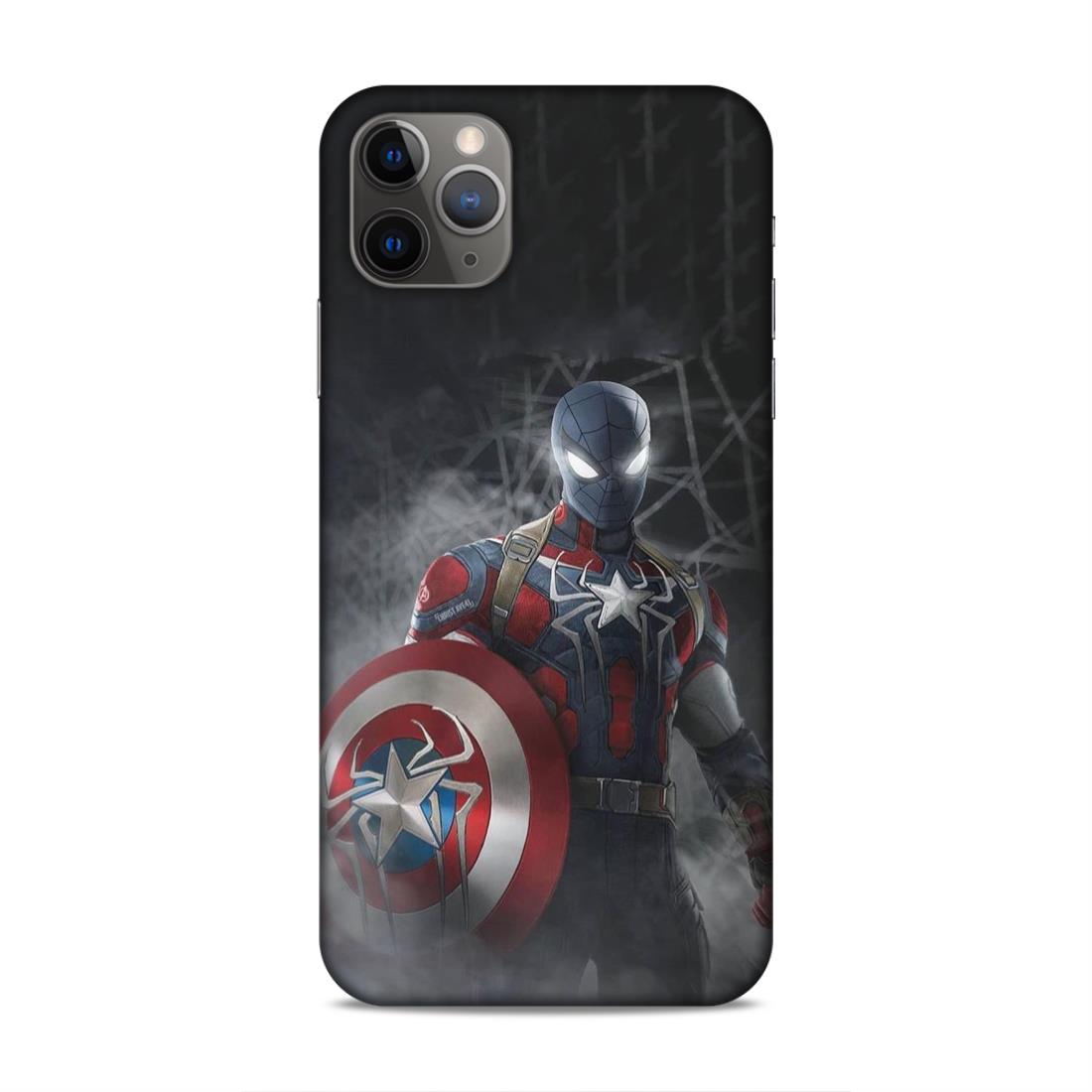 Spiderman With Shild Hard Back Case For Apple iPhone 11 Pro Max