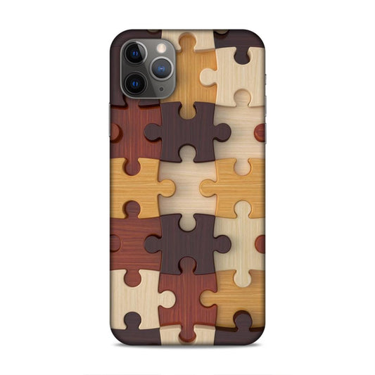Multi Color Block Puzzle Hard Back Case For Apple iPhone 11 Pro Max