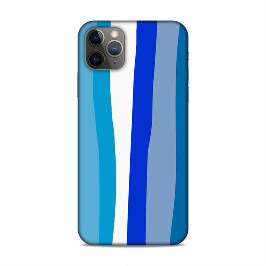 Blue Rainbow Hard Back Case For Apple iPhone 11 Pro Max