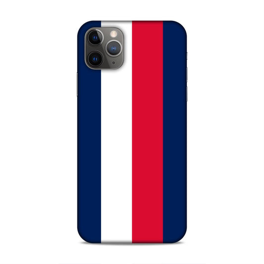 Blue White Red Pattern Hard Back Case For Apple iPhone 11 Pro Max