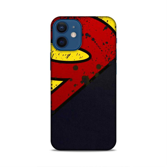 Superman Logo Hard Back Case For Apple iPhone 12 Mini