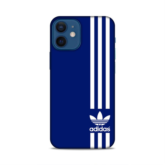 Adidas in Blue Hard Back Case For Apple iPhone 12 Mini